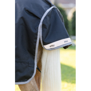 Coperta Horseware Amigo 1200D Pony Turnout 50g Nero / grigio titanio / argento