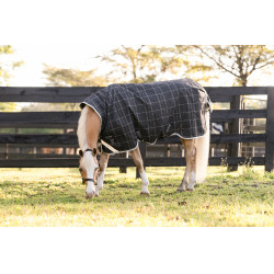 Coperta Horseware Amigo 1200D Pony Turnout 50g Nero / grigio titanio / argento