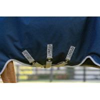 Coperta Horseware Amigo 1200D Turnout 0g Marino / grigio titanio / argento Blu marino