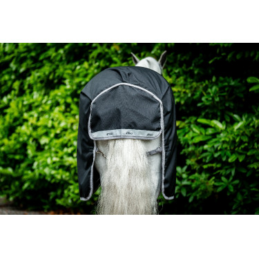 Coperta Horseware Amigo 1200D Turnout 100g Nero / grigio titanio / argento Coperta Horseware Amigo 1200D Turnout 100g Nero / grigio titanio / argento
