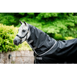 Coperta Horseware Amigo 1200D Turnout Plus 50g Nero / grigio titanio / argento Coperta Horseware Amigo 1200D Turnout Plus 50g Nero / grigio titanio / argento