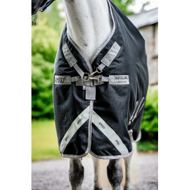 Coperta Horseware Amigo 1200D Turnout Plus 50g Nero / grigio titanio / argento Coperta Horseware Amigo 1200D Turnout Plus 50g Nero / grigio titanio / argento