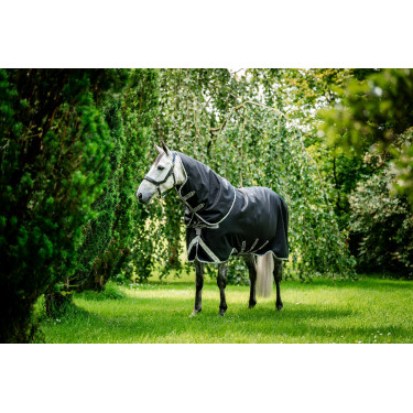 Coperta Horseware Amigo 1200D Turnout Plus 50g Nero / grigio titanio / argento Coperta Horseware Amigo 1200D Turnout Plus 50g Nero / grigio titanio / argento