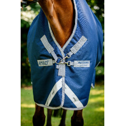 Coperta Horseware Amigo 1200D Wug Turnout 150g Marino / grigio titanio / argento Blu marino
