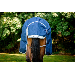Coperta Horseware Amigo 1200D Wug Turnout 150g Marino / grigio titanio / argento Blu marino