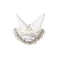 Cuffia anti-mosche da competizione HKM Hobby Horsing Bianco Cuffia anti-mosche da competizione HKM Hobby Horsing Bianco