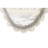 Cuffia anti-mosche da competizione HKM Hobby Horsing Bianco Cuffia anti-mosche da competizione HKM Hobby Horsing Bianco