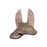 Cuffia anti-mosche HKM Golden Bit Talpa Marrone