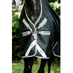 Coperta Horseware Amigo 1200D Wug Turnout 150g Nero / grigio titanio / argento