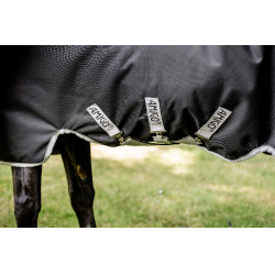 Coperta Horseware Amigo 1200D Wug Turnout 150g Nero / grigio titanio / argento