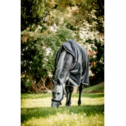 Coperta Horseware Amigo 1200D Wug Turnout 150g Nero / grigio titanio / argento