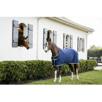 Coperta Horseware Amigo Jersey Poney Cooler Marino / argento Blu Coperta Horseware Amigo Jersey Poney Cooler Marino / argento Blu