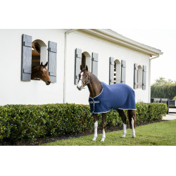 Coperta Horseware Amigo Jersey Poney Cooler Marino / grigio titanio / argento Blu marino Coperta Horseware Amigo Jersey Poney Cooler Marino / grigio titanio / argento Blu marino