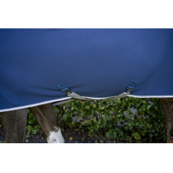 Coperta Horseware Amigo Jersey Poney Cooler Marino / grigio titanio / argento Blu marino Coperta Horseware Amigo Jersey Poney Cooler Marino / grigio titanio / argento Blu marino