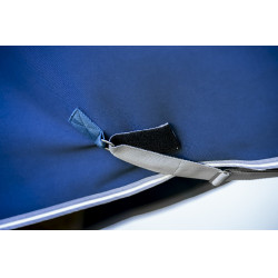 Coperta Horseware Amigo Jersey Poney Cooler Marino / grigio titanio / argento Blu marino Coperta Horseware Amigo Jersey Poney Cooler Marino / grigio titanio / argento Blu marino