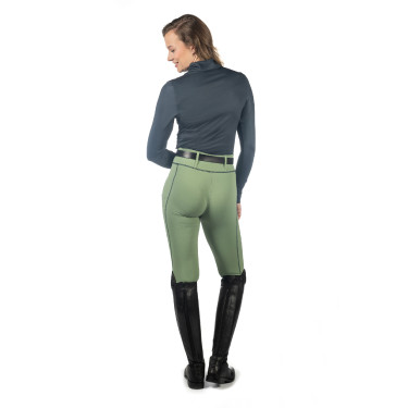 Leggings HKM Juna con fondo intero in silicone Giada Leggings HKM Juna con fondo intero in silicone Giada