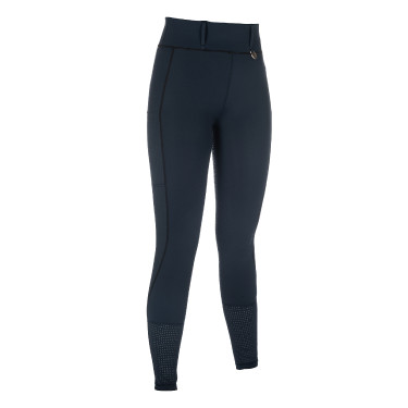 Leggings HKM Juna con fondo intero in silicone Blu scuro