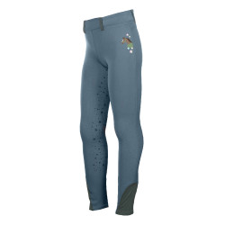 Leggings HKM Pony Dream II con grip in silicone integrale Blu grigio Leggings HKM Pony Dream II con grip in silicone integrale Blu grigio