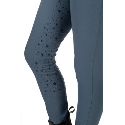 Leggings HKM Pony Dream II con grip in silicone integrale Blu grigio Leggings HKM Pony Dream II con grip in silicone integrale Blu grigio