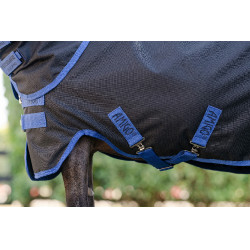 Coperta Horseware Amigo Ripstop 900D Plus Petite Turnout 0g Nero / blu classico Coperta Horseware Amigo Ripstop 900D Plus Petite Turnout 0g Nero / blu classico