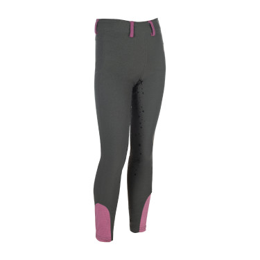 Leggings HKM Pony Dream II con grip in silicone integrale Grigio verde Leggings HKM Pony Dream II con grip in silicone integrale Grigio verde