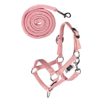 Capezza e lunghina HKM Hobby Horsing Basic Rosa Capezza e lunghina HKM Hobby Horsing Basic Rosa