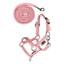 Capezza e lunghina HKM Hobby Horsing Basic Rosa