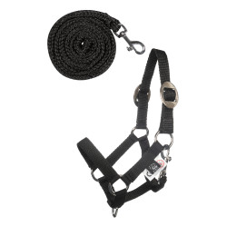 Capezza e lunghina HKM Hobby Horsing Basic Nero