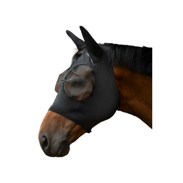 Maschera antimosche HKM Amalfi Nero