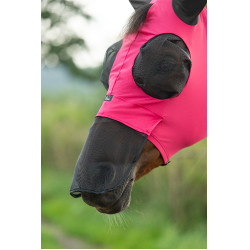 Maschera anti-mosche HKM Elastic protezione per le narici Magenta Rosa Maschera anti-mosche HKM Elastic protezione per le narici Magenta Rosa