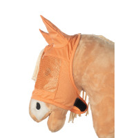 Maschera anti-mosche HKM Hobby Horsing Arancione