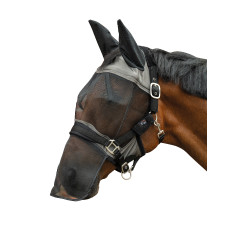 Maschera antimosche HKM Premium protezione delle narici Grigio talpa