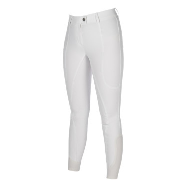 Pantaloni HKM Amalfi full seat in silicone Bianco Pantaloni HKM Amalfi full seat in silicone Bianco