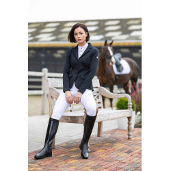 Pantaloni HKM Amalfi full seat in silicone Bianco