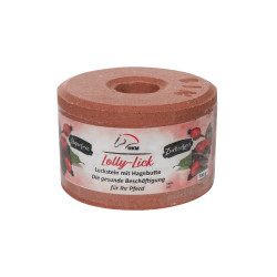 Pietra di sale HKM aromatizzata Lolly Lick Rosa Canina Pietra di sale HKM aromatizzata Lolly Lick Rosa Canina