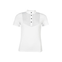 Polo da concorso HKM Amalfi Bianco Polo da concorso HKM Amalfi Bianco