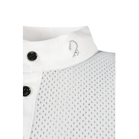 Polo da concorso HKM Amalfi Bianco Polo da concorso HKM Amalfi Bianco