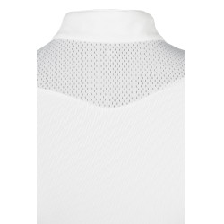 Polo da concorso HKM Amalfi Bianco Polo da concorso HKM Amalfi Bianco