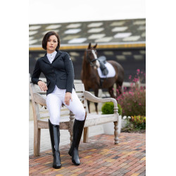 Polo da concorso HKM Amalfi Bianco Polo da concorso HKM Amalfi Bianco