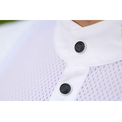 Polo da concorso HKM Amalfi Bianco Polo da concorso HKM Amalfi Bianco