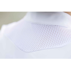 Polo da concorso HKM Amalfi Bianco Polo da concorso HKM Amalfi Bianco