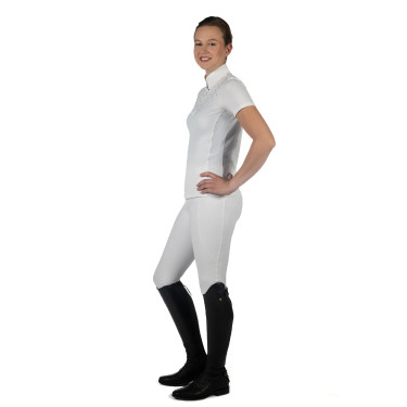Polo da concorso HKM Skadi maniche corte donna Polo da concorso HKM Skadi maniche corte donna