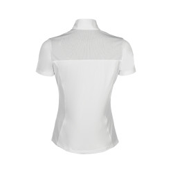 Polo da concorso HKM Skadi maniche corte donna Bianco Polo da concorso HKM Skadi maniche corte donna Bianco