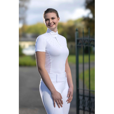 Polo da concorso HKM Skadi maniche corte donna Polo da concorso HKM Skadi maniche corte donna