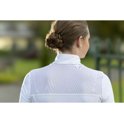 Polo da concorso HKM Skadi maniche corte donna Bianco Polo da concorso HKM Skadi maniche corte donna Bianco