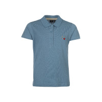Polo HKM Claire Blu grigio