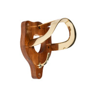 Porta-testiera HKM in legno e ottone Ottone Oro Porta-testiera HKM in legno e ottone Ottone Oro