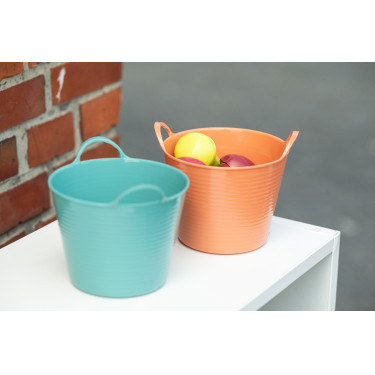 Secchio per mangime HKM Hobby Horsing Turchese Blu