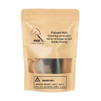 Set di toelettatura HKM in legno Hobby Horsing Naturale