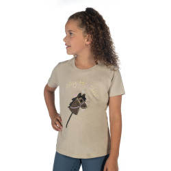T-Shirt HKM Hobby Horsing Arcobaleno Beige T-Shirt HKM Hobby Horsing Arcobaleno Beige